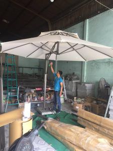 dù lệch tâm tròn tại quận 8