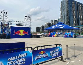 Dù che nắng thương hiệu – cho sự kiện Redbull tại Tp.HCM